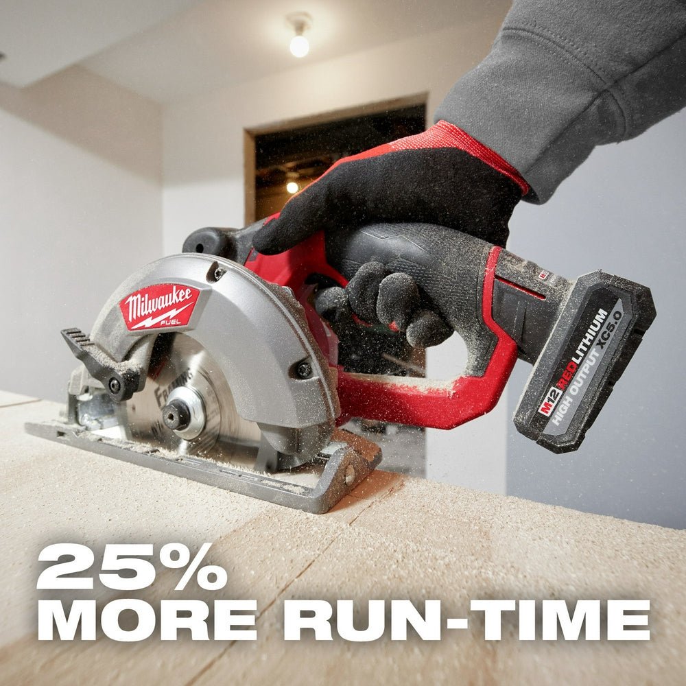 Milwaukee 3497-22X5 M12 FUEL 12V 2-Tool Cordless Combo Kit w/ 5AH Battery - Image 5