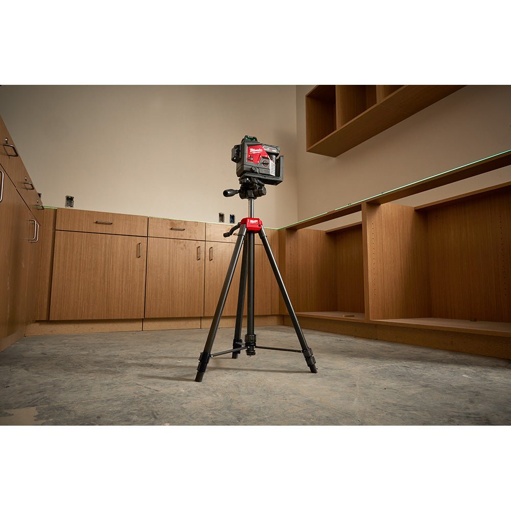 Milwaukee 3521-21TP USB Rechargeable Green Cross Line Laser w/ Tri-pod - Image 16