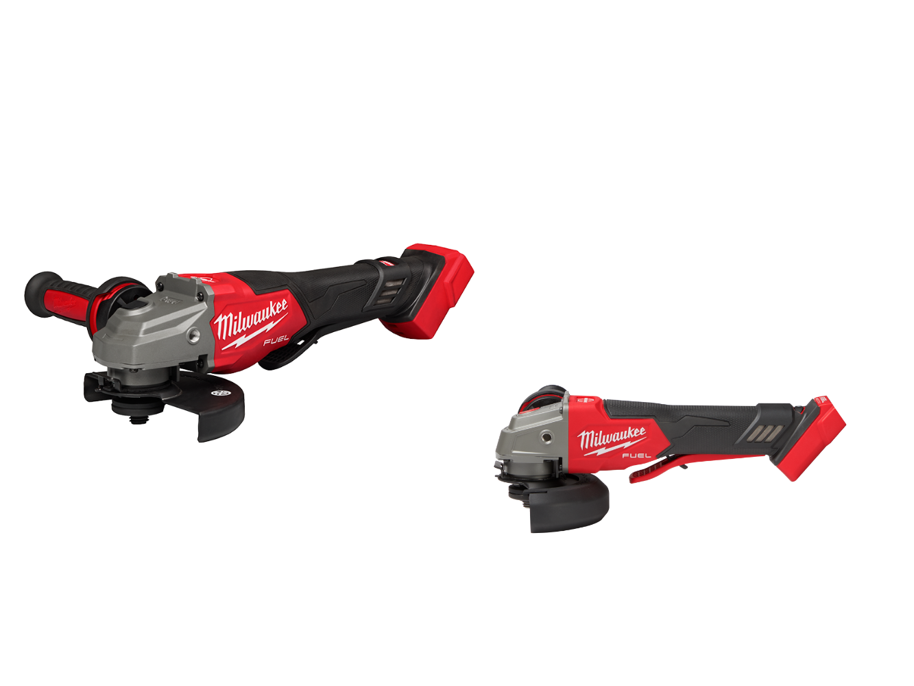 Milwaukee 3670-20 M18 FUEL 6 Inch Paddle Grinder and 2880-20 Grinder