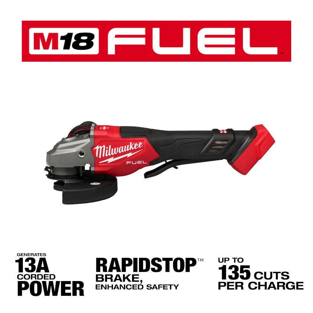 Milwaukee 3670-20 M18 FUEL 6 Inch Paddle Grinder and 2880-20 Grinder - Image 2