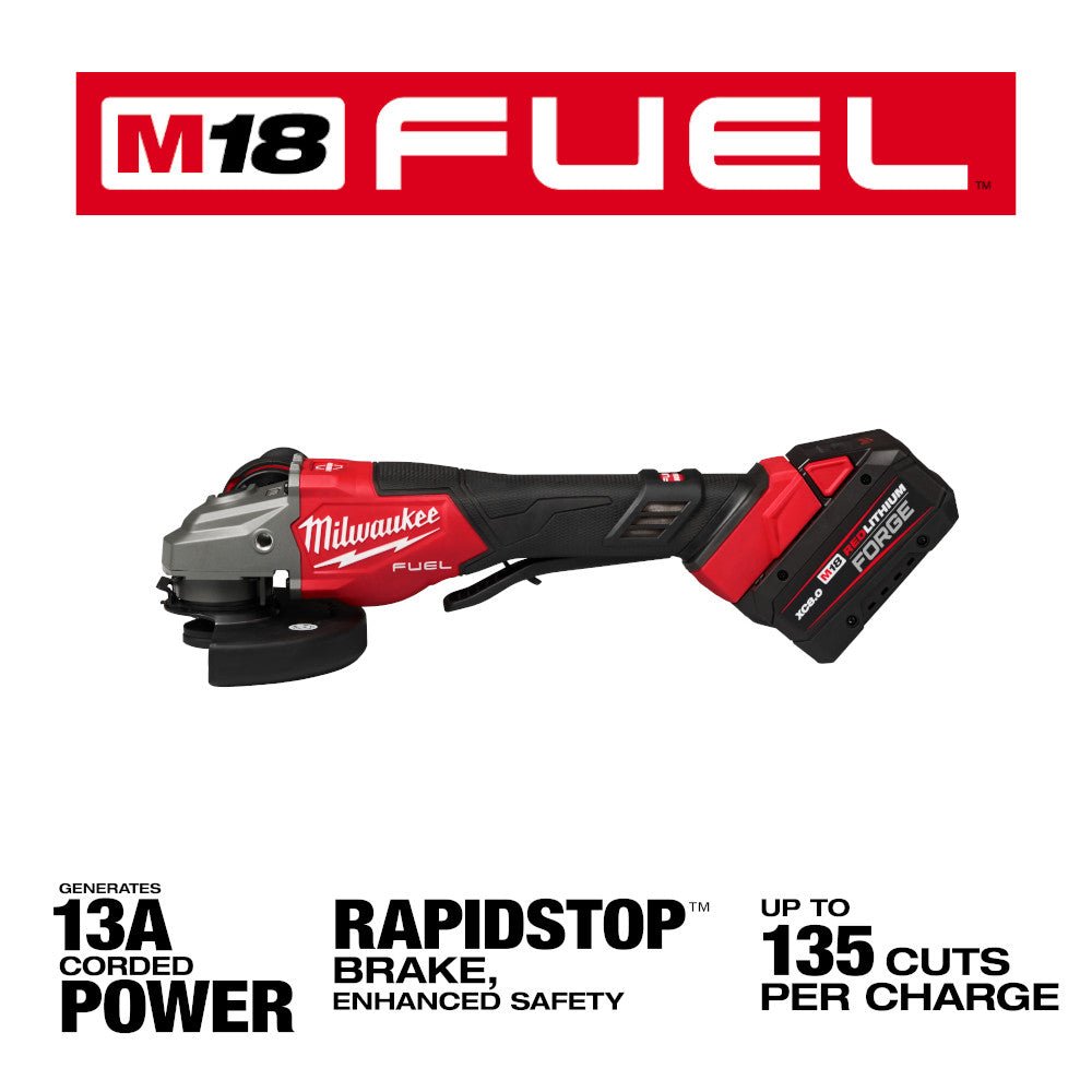 Milwaukee 3670-22 M18 FUEL 18V 4-1/2"-6" Braking Grinder Paddle Switch Kit - Image 3