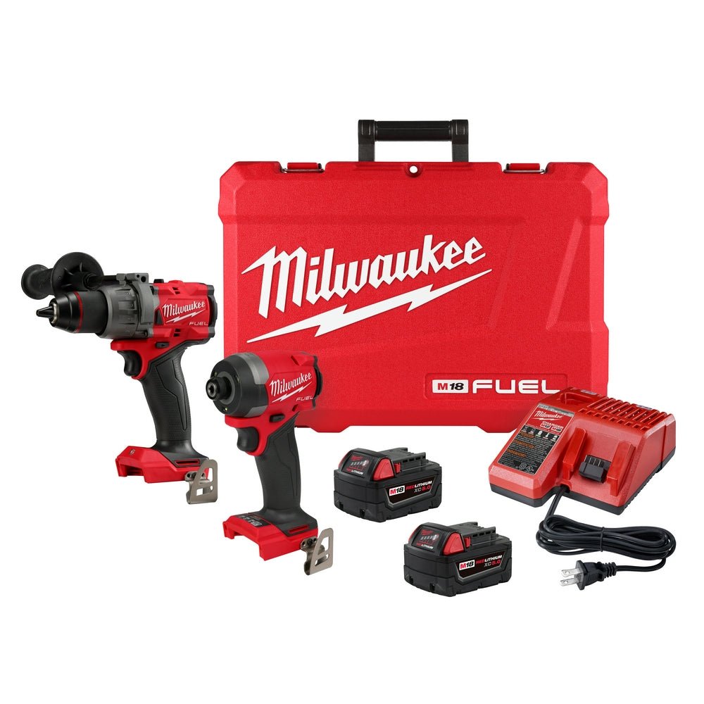 Milwaukee 3697-22Light M18 FUEL 18V 2-Tool Combo Kit w/ M18 Triple Panel Light - Image 2