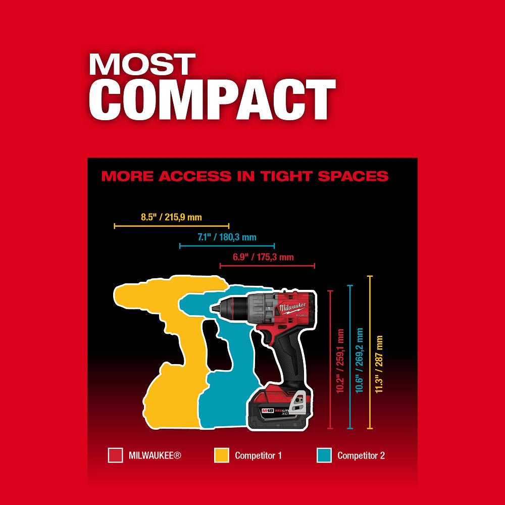 Milwaukee 3799-22 M18 FUEL 18V 2-Tool Cordless Li-Ion Combo Kit w/ AUTOSTOP - Image 4