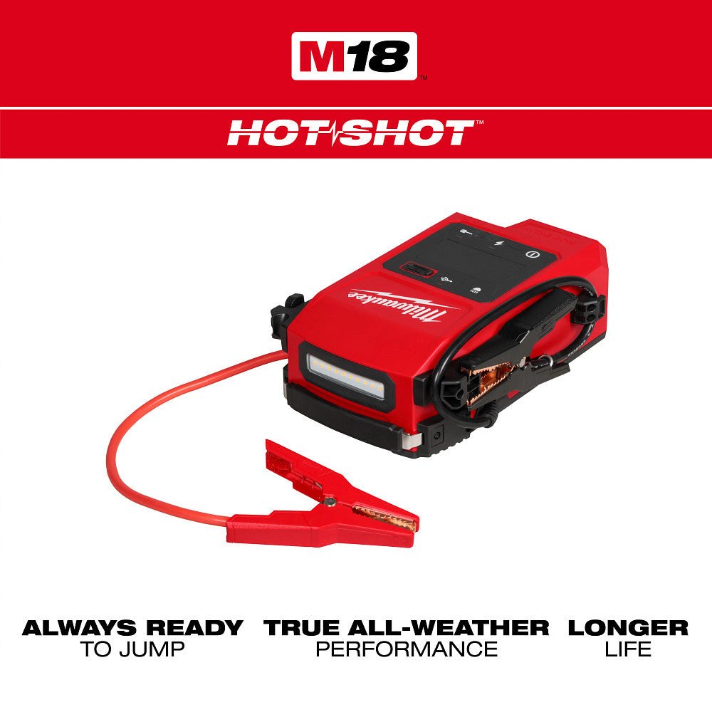Milwaukee 3841-20 M18 18V HOTSHOT Jump Starter - Image 2