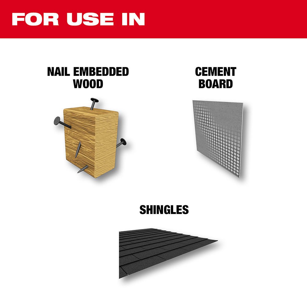 Milwaukee 48-00-5226 9" 5T SAWZALL BLADE The AX w/ Carbide Teeth Wood Blades - Image 3