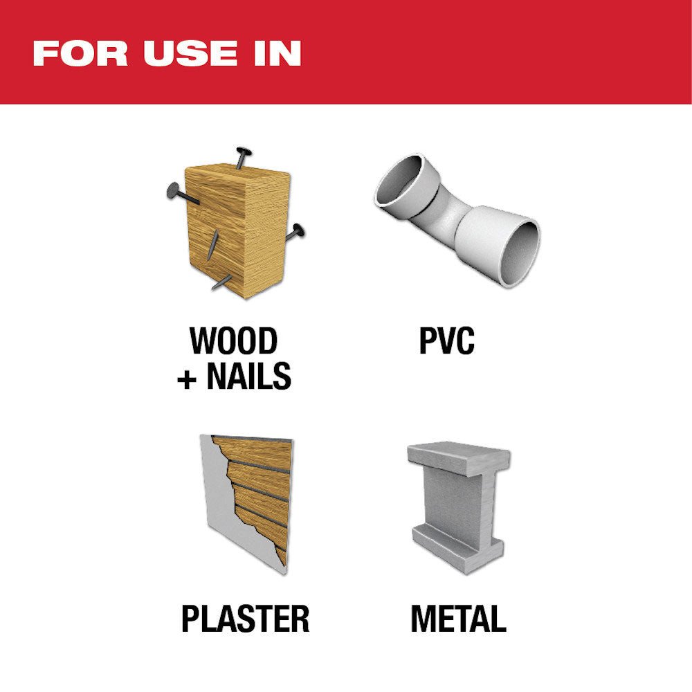Milwaukee 48-00-5242 9" 6 TPI THE WRECKER w/ Carbide Teeth SAWZALL Blade - 1 PK - Image 6