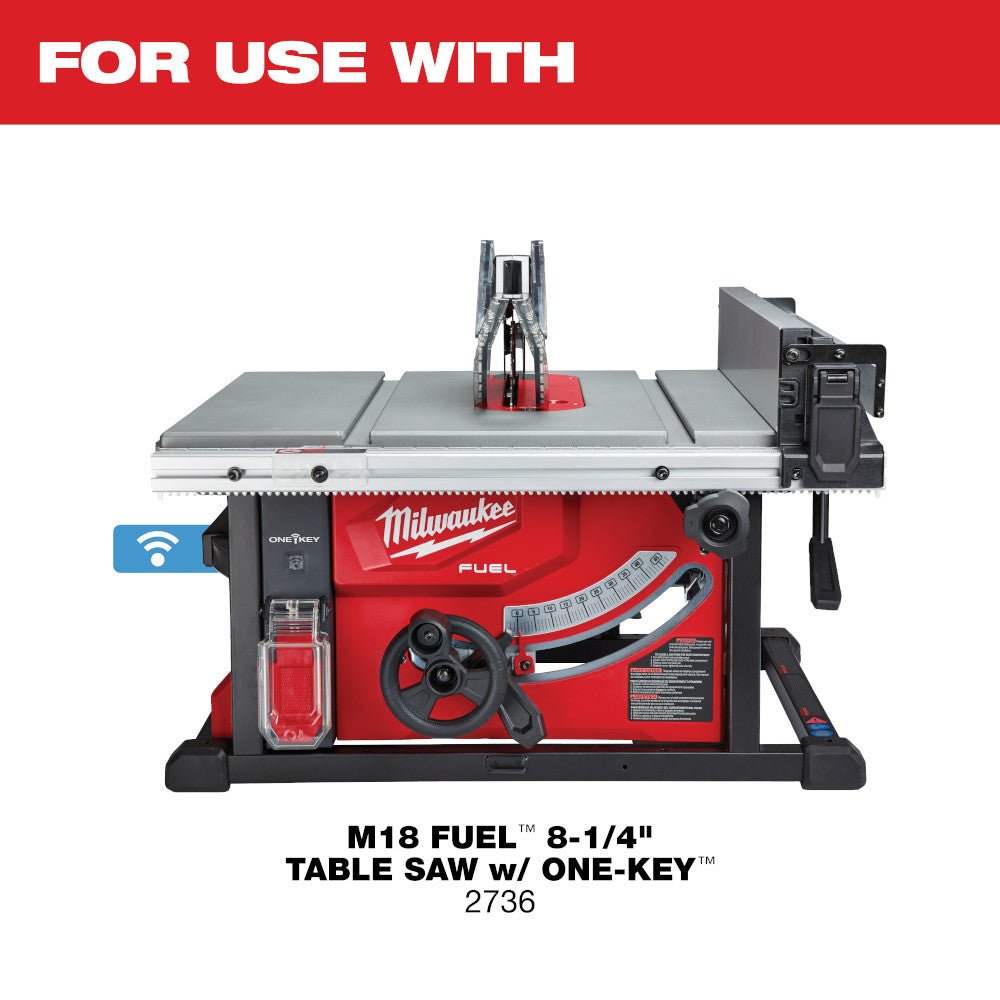 Milwaukee 48-08-0561 Black Heavy Duty Steel Compact Folding Table Saw Stand - Image 3