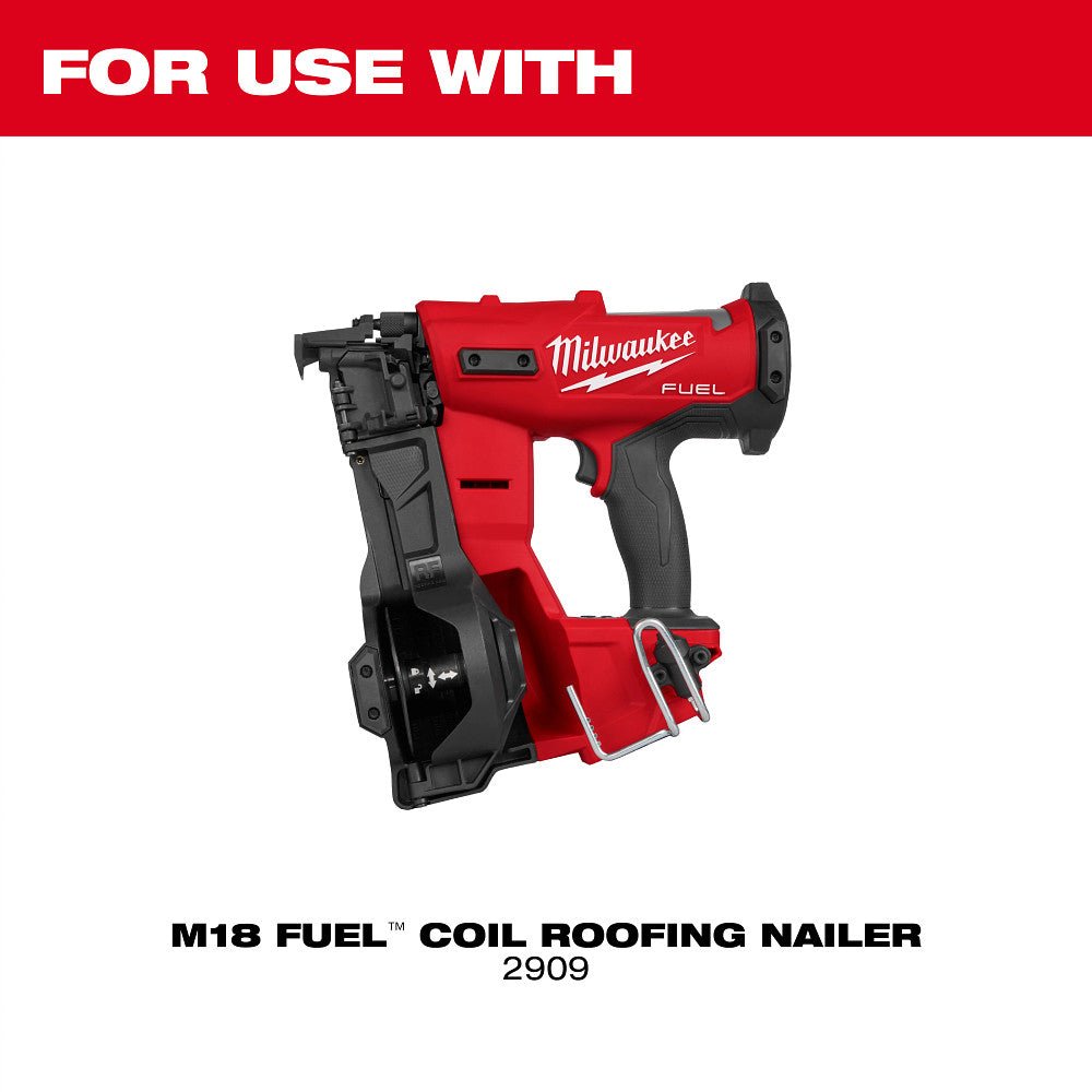 Milwaukee 48-08-2909 M18 FUEL 18V Coil Roofing Nailer Vinyl Siding Tip - Image 3