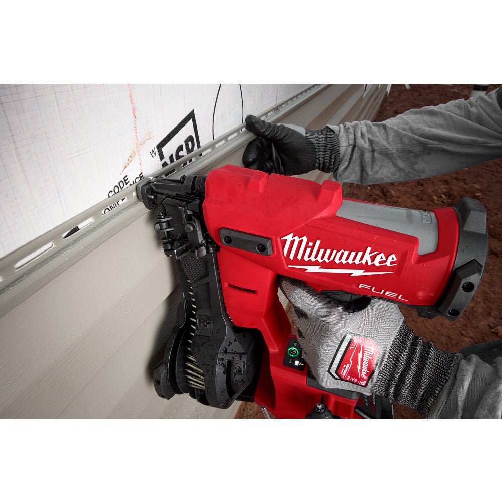 Milwaukee 48-08-2909 M18 FUEL 18V Coil Roofing Nailer Vinyl Siding Tip - Image 5