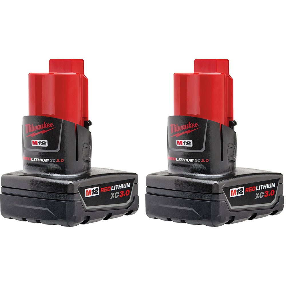 Milwaukee 48-11-2412INF M12 12V REDLITHIUM XC Battery - 2 PK w/ Inflator - Image 3