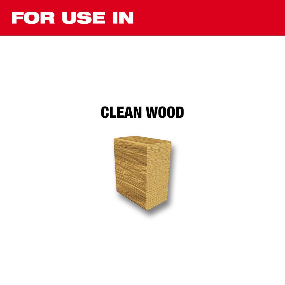 Milwaukee 48-13-0400 6-1/2" SPEED FEED Wood Bit Set w/ Double Wing Spurs - 4 PC - Image 2