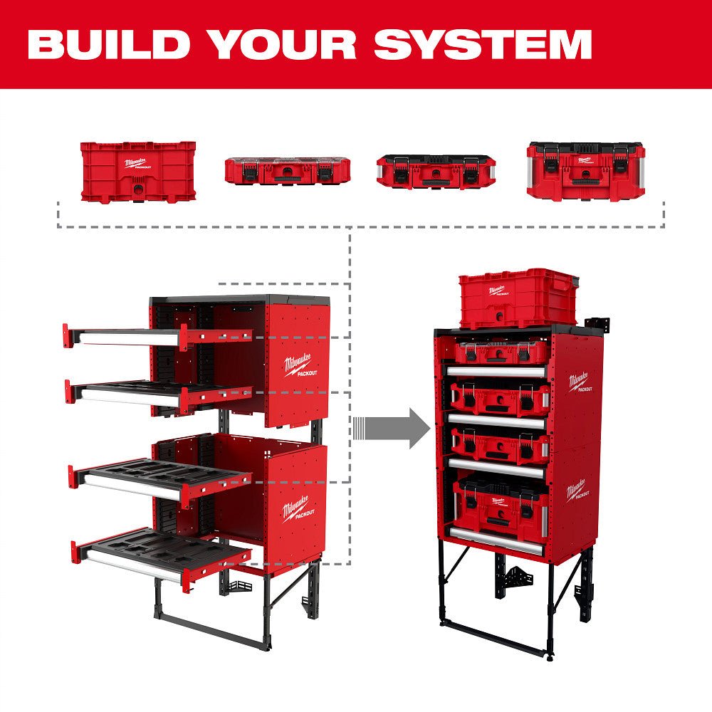 Milwaukee 48-21-8010 PACKOUT Rack Frame w/ 400 lbs. Weight Capacity - Image 10