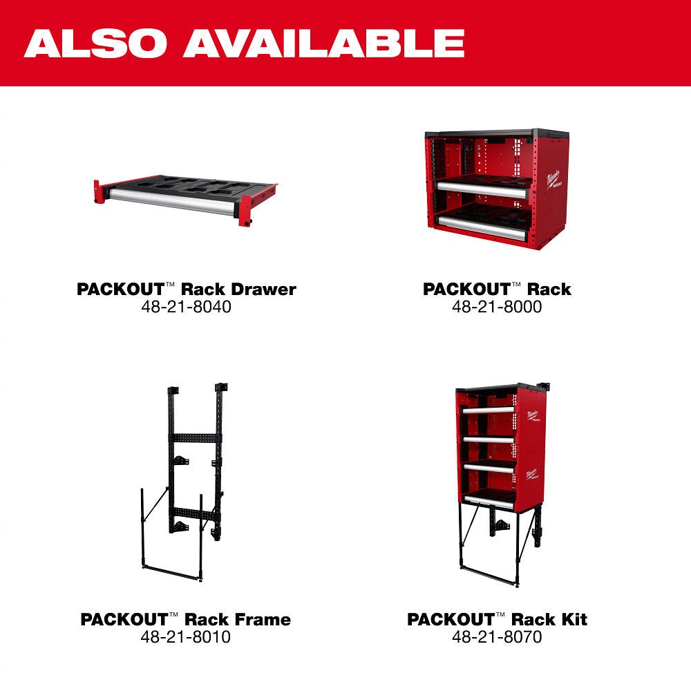 Milwaukee 48-21-8010 PACKOUT Rack Frame w/ 400 lbs. Weight Capacity - Image 11