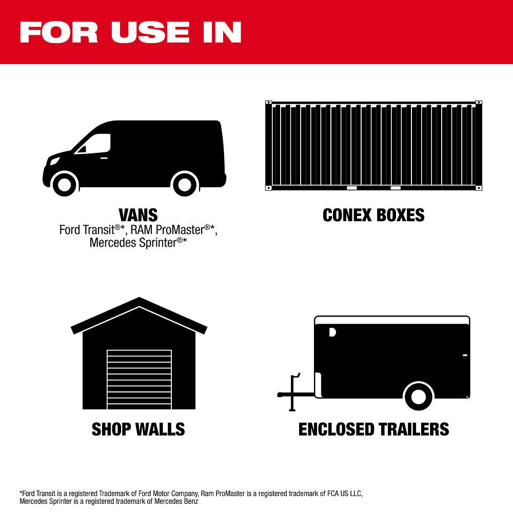Milwaukee 48-21-8010 PACKOUT Rack Frame w/ 400 lbs. Weight Capacity - Image 4