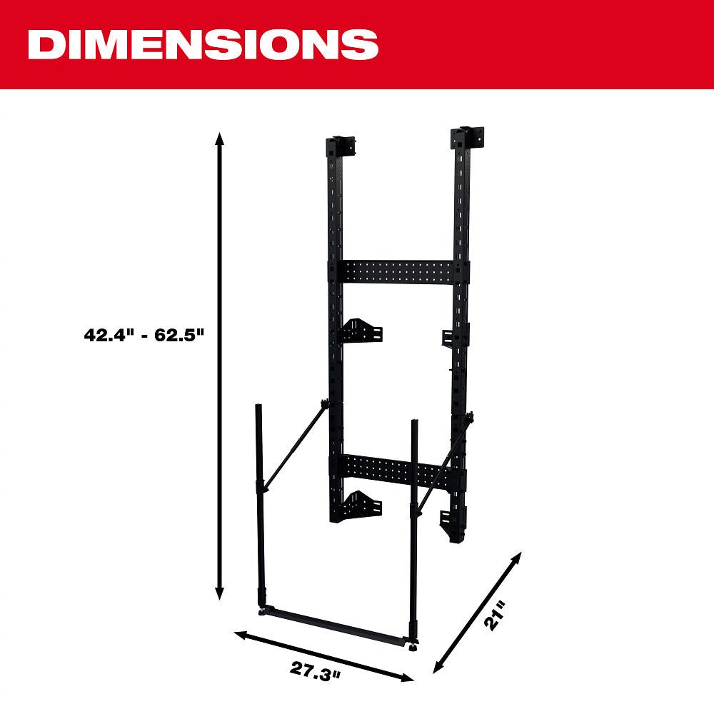 Milwaukee 48-21-8010 PACKOUT Rack Frame w/ 400 lbs. Weight Capacity - Image 5