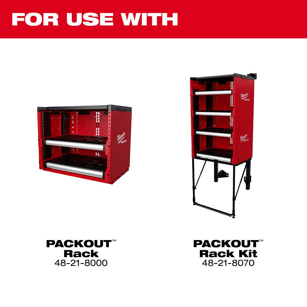 Milwaukee 48-21-8040 PACKOUT Rack Drawer Storage System w/ 50 lbs Capacity - Image 3