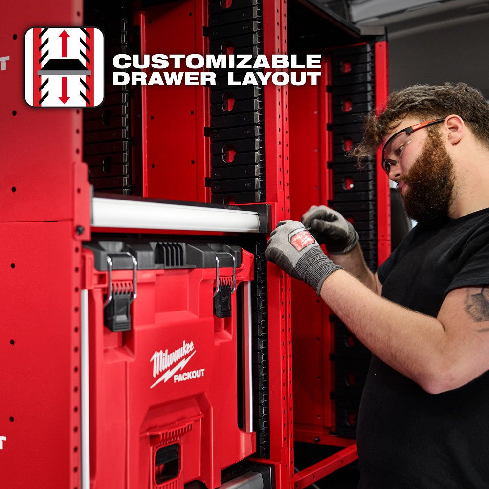 Milwaukee 48-21-8040 PACKOUT Rack Drawer Storage System w/ 50 lbs Capacity - Image 6
