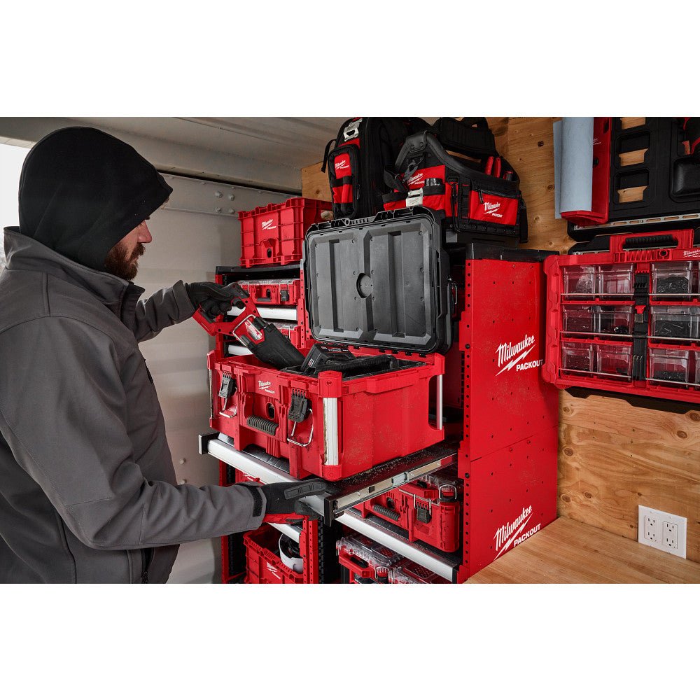 Milwaukee 48-21-8040 PACKOUT Rack Drawer Storage System w/ 50 lbs Capacity - Image 9