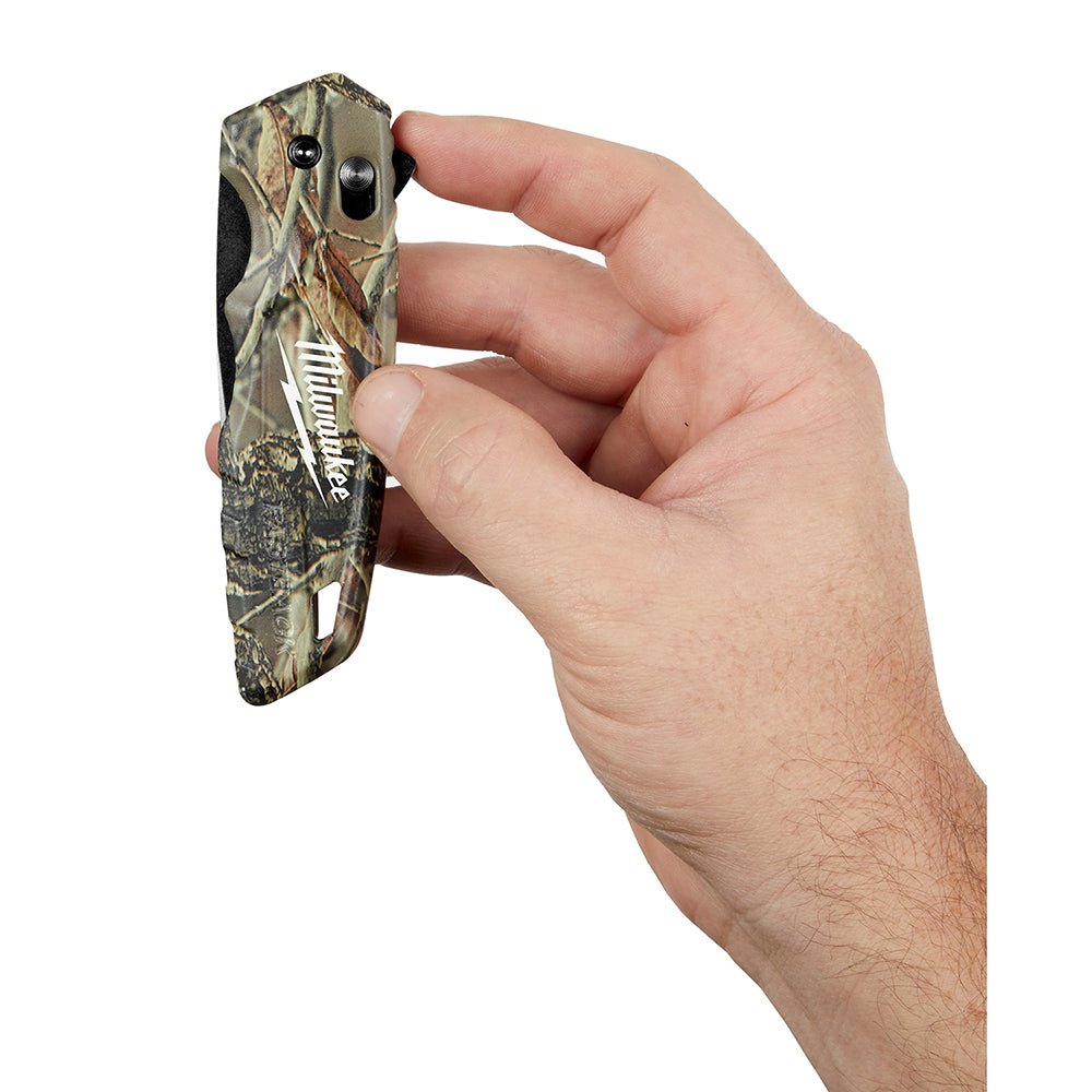 Milwaukee 48-22-1535 FASTBACK Stainless Steel Camo Spring Assisted Folding Knife - Image 8