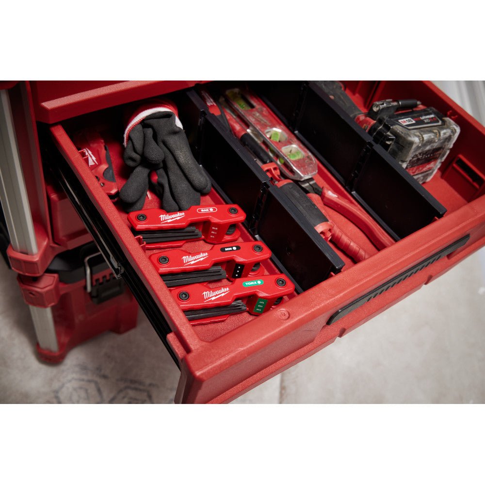 Milwaukee 48-22-2183 17 Key Folding Hex Key SAE/Metric Sets - 2PC - Image 7