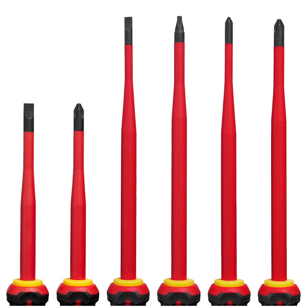 Milwaukee 48-22-2206 1000V Insulated Slim Tip Screwdriver Set - 6 PC - Image 3