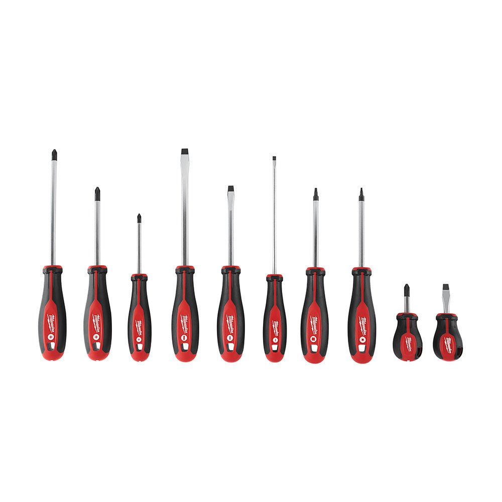 Milwaukee 48-22-2710 Professional Grade Screwdriver Kit - 10 PC