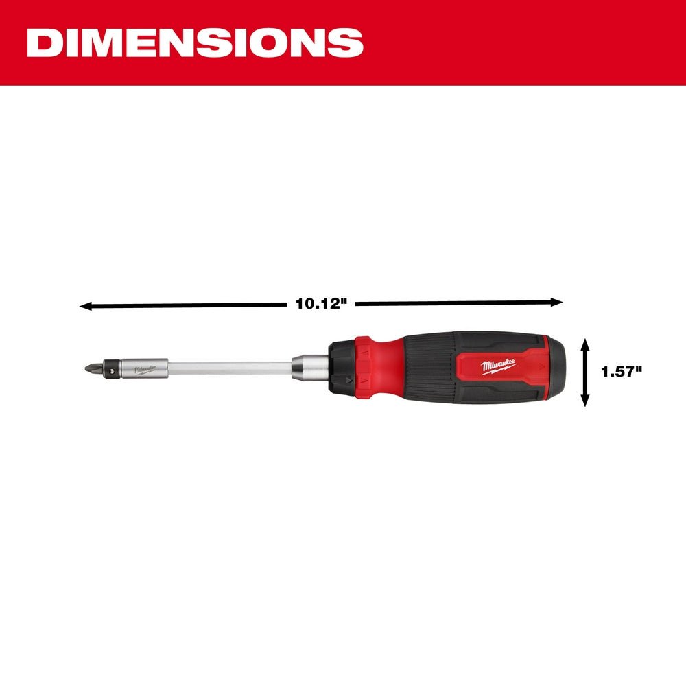 Milwaukee 48-22-2904 27-in-1 Versatile Ratcheting Multi-Bit Screwdriver - Image 3
