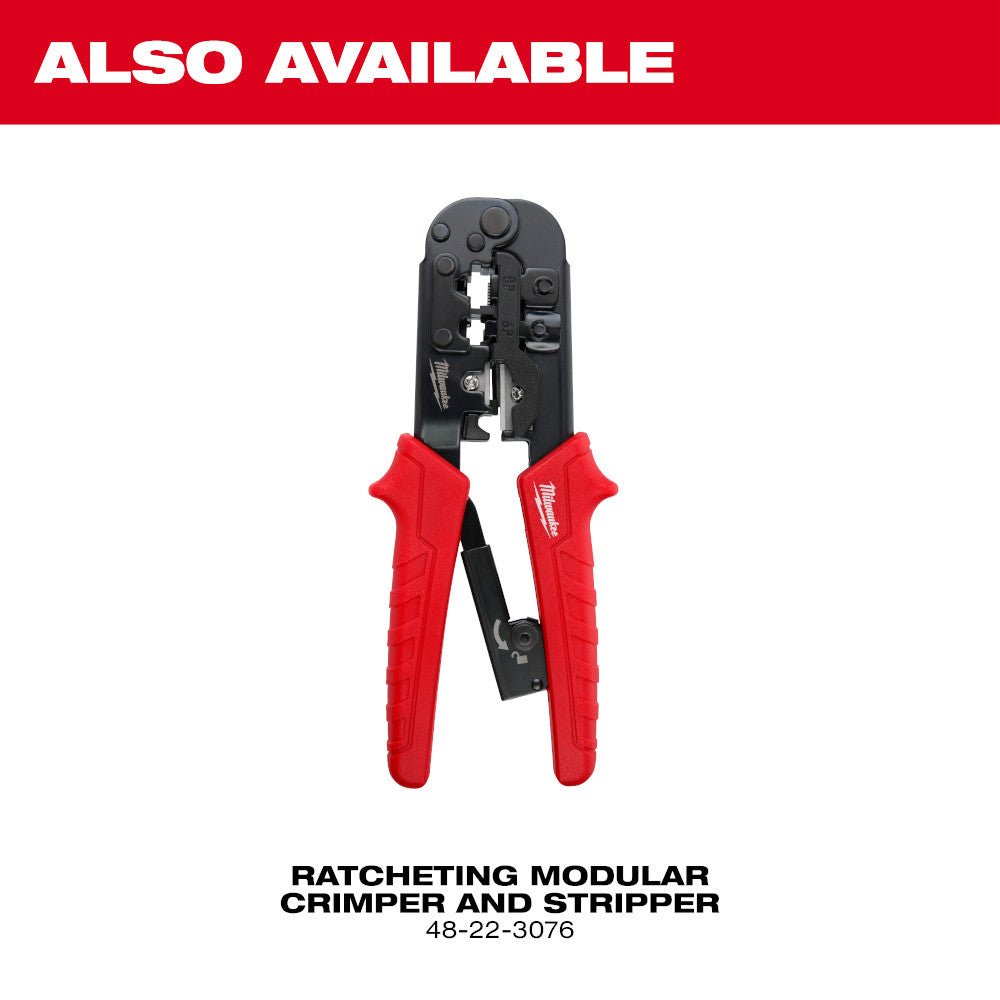 Milwaukee 48-22-3074 Ratcheting Pass-Through Crimper & Stripper - Image 3