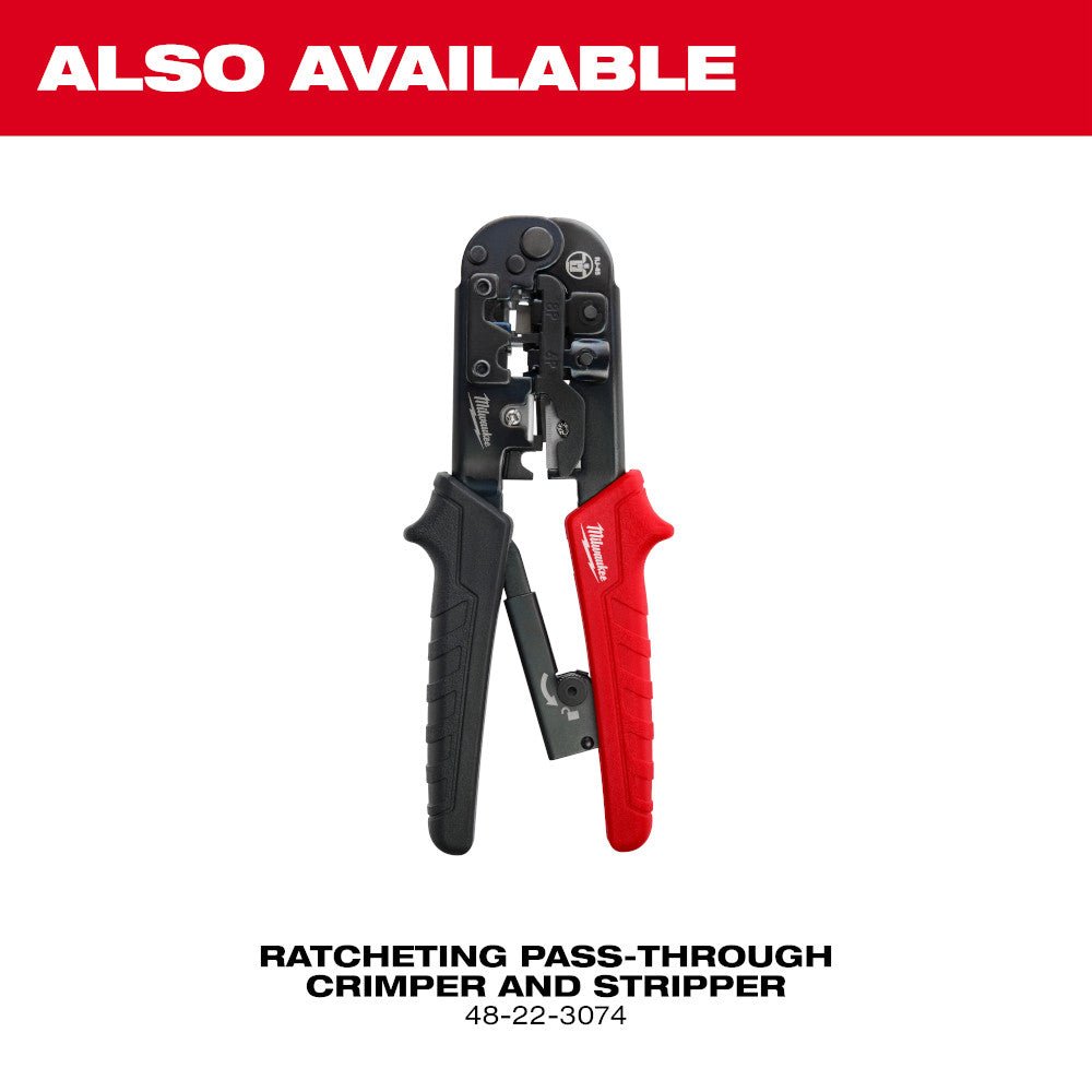 Milwaukee 48-22-3076 Ratcheting Modular Crimper & Stripper - Image 3