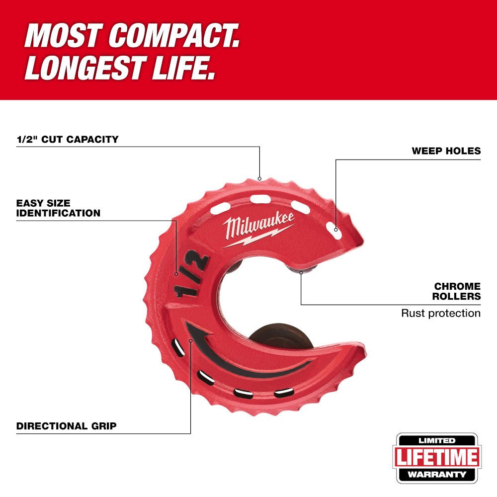 Milwaukee 48-22-4267 Close Quarters Tubing Cutter Set - 3 PC - Image 3