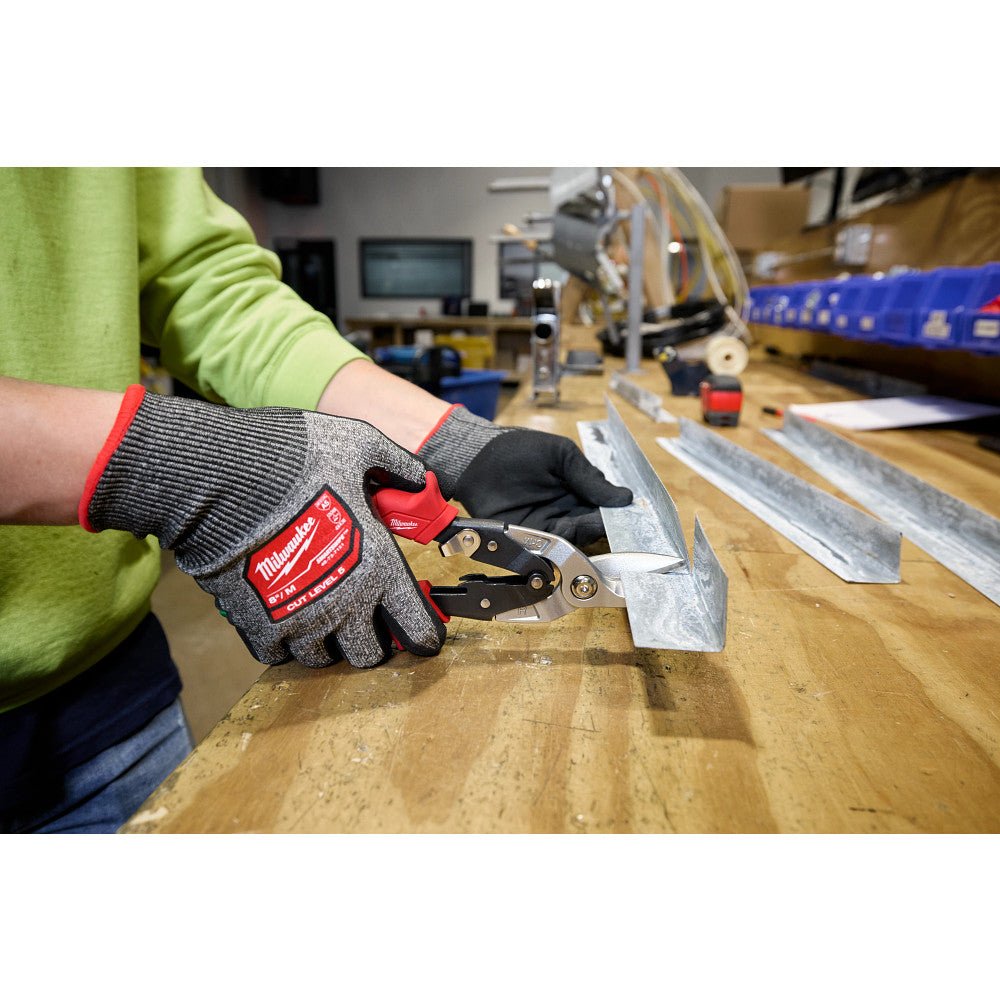 Milwaukee 48-22-4563 Durable Aviation Snip Set w/ Color Coded Handles - 3 PC - Image 8