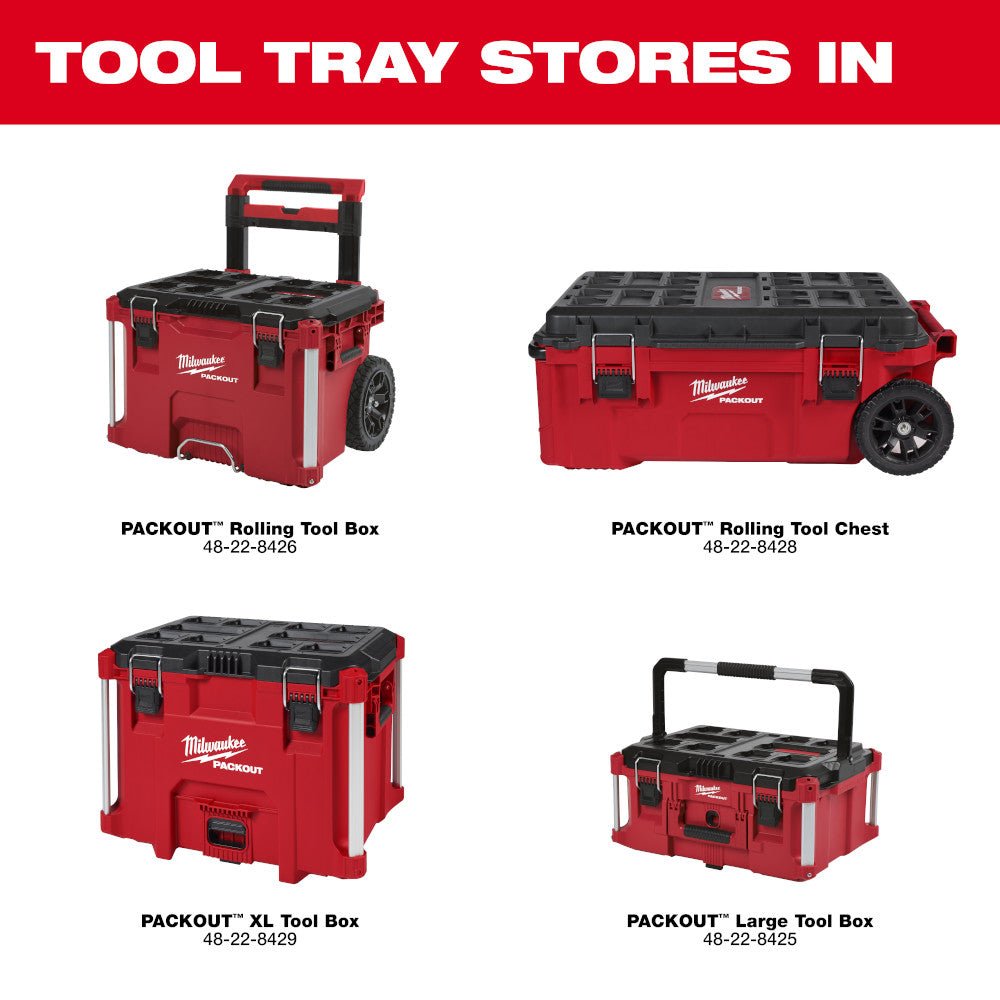Milwaukee 48-22-8045 PACKOUT Tool Tray w/ 25 lbs. Weight Capacity - Image 3