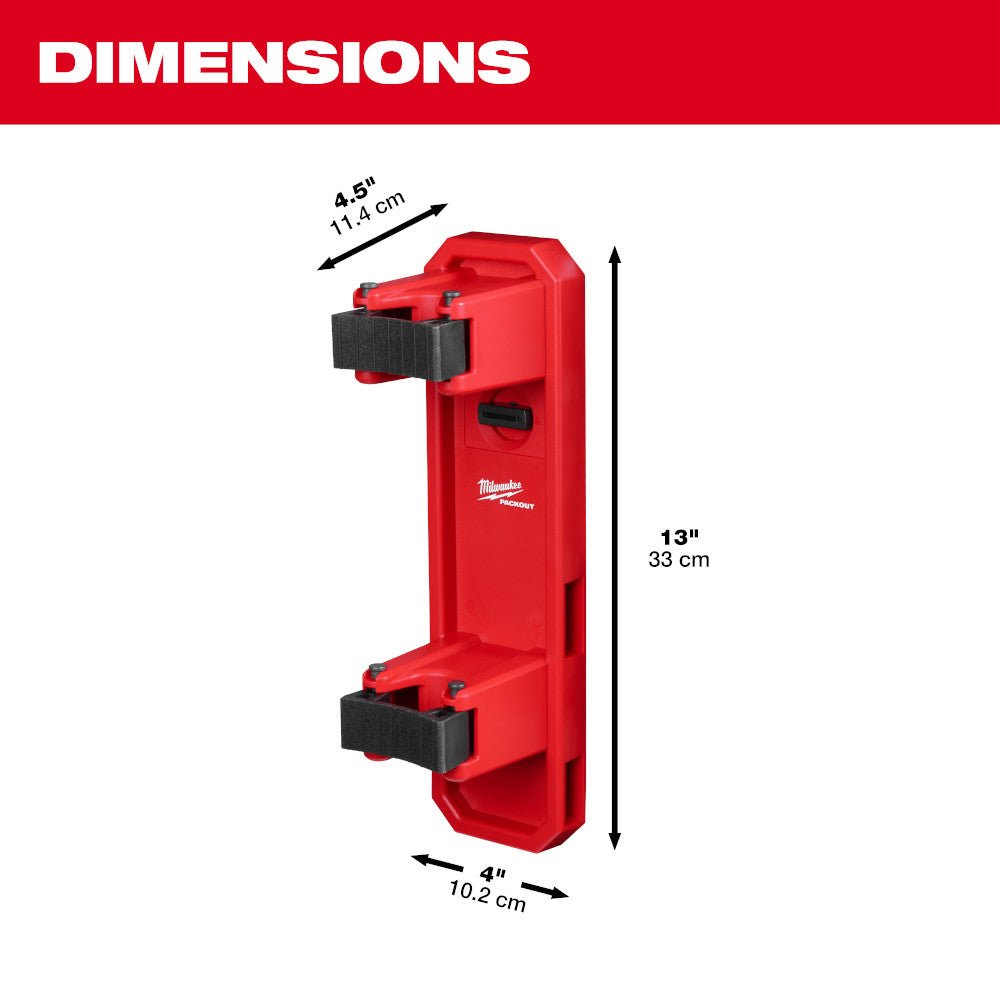 Milwaukee 48-22-8348 PACKOUT Long Handle Wall Mounted Tool Holder - Image 4