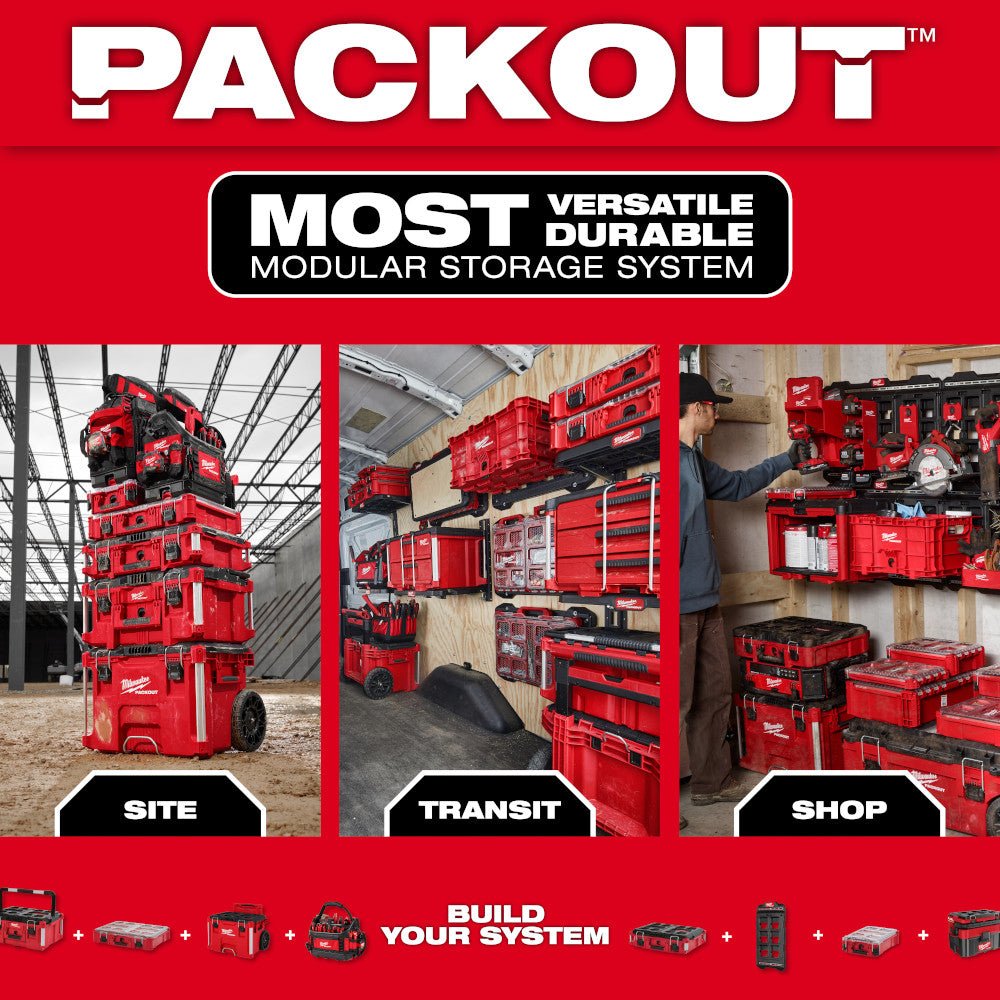 Milwaukee 48-22-8434 Large Bin for PACKOUT Clear and Durable Tilt Bin Organizer - Image 8