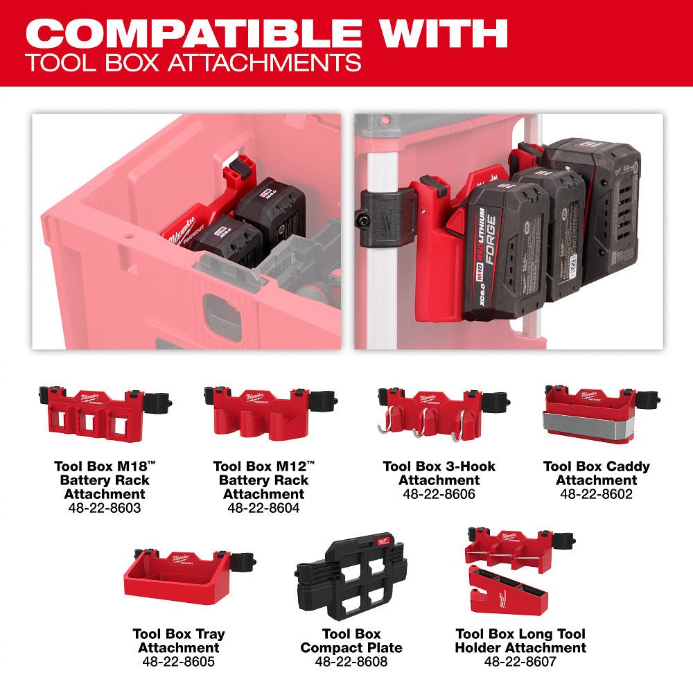 Milwaukee 48-22-8420 PACKOUT Rolling Drawer Tool Box with 2 Drawer Boxes - Image 14