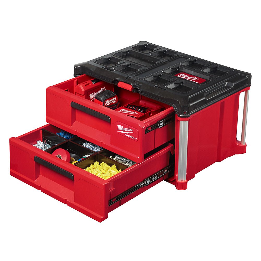 Milwaukee 48-22-8420 PACKOUT Rolling Drawer Tool Box with 2 Drawer Boxes - Image 15