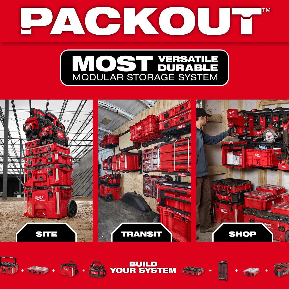 Milwaukee 48-22-8420 PACKOUT Rolling Drawer Tool Box with 2 Drawer Boxes - Image 18