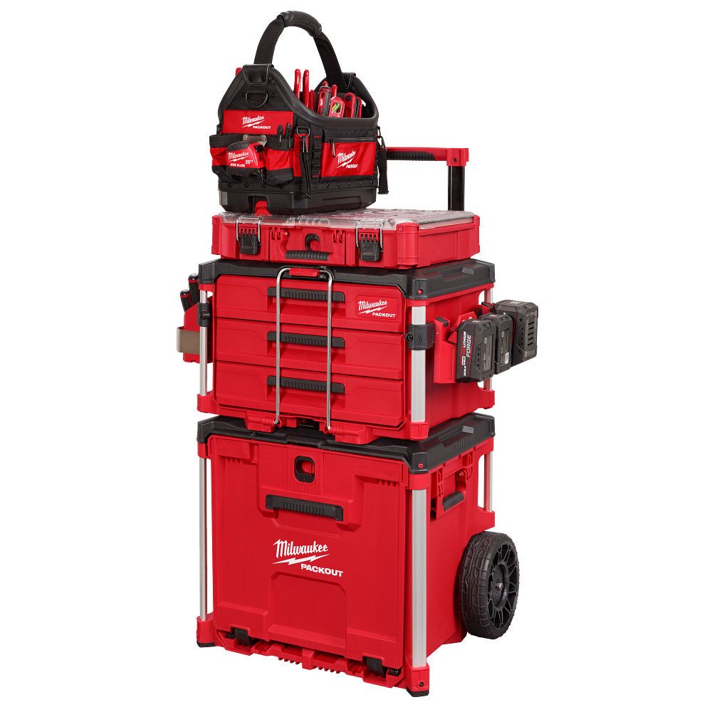 Milwaukee 48-22-8420 PACKOUT Rolling Drawer Tool Box w/ Drawer Box and Cabinet - Image 9