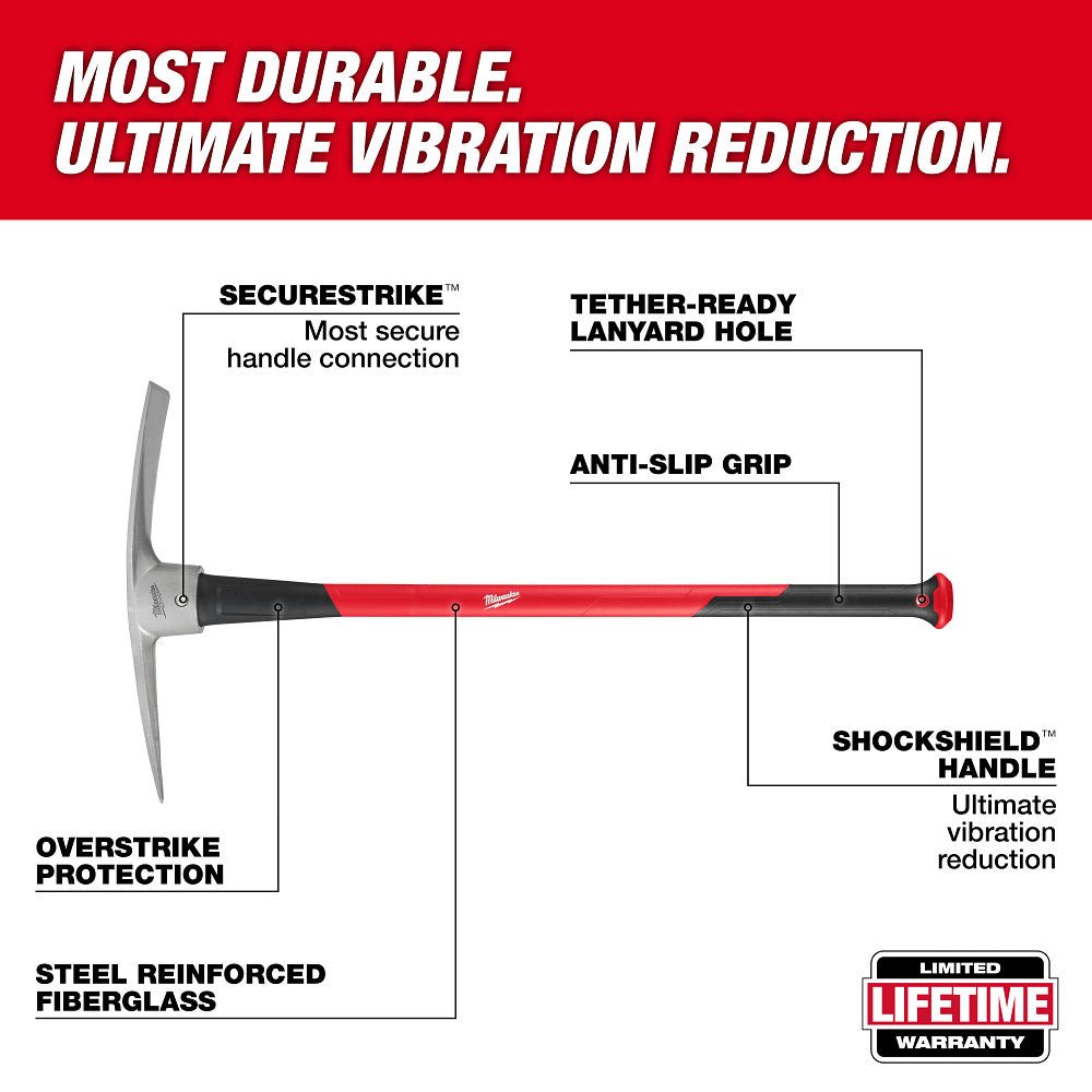 Milwaukee 48-22-9335 5 lb Pick Mattock - Image 2