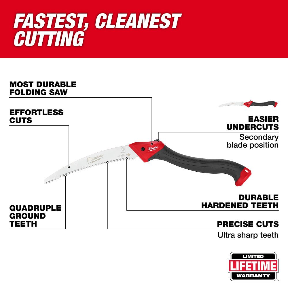 Milwaukee 48-22-9371 10" Heavy Duty Folding Pruning Saw - Image 2
