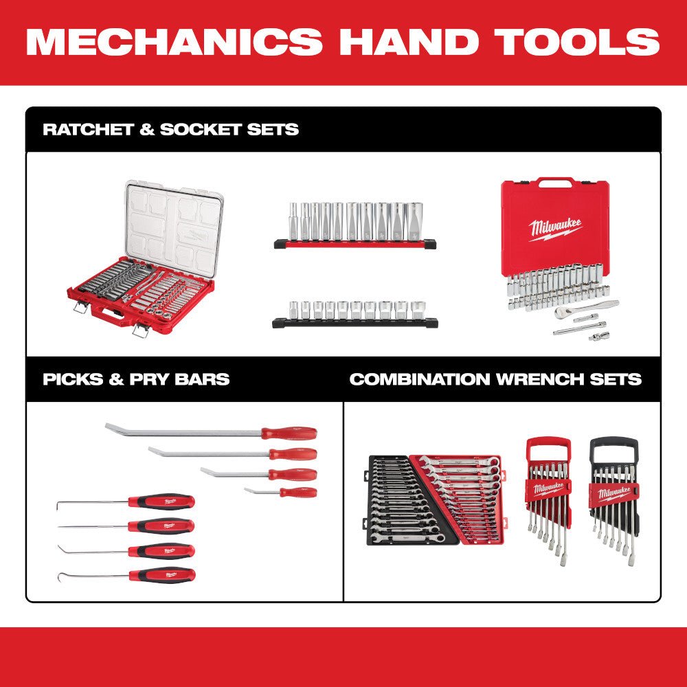 Milwaukee 48-22-9487T 47 PC 1/2" Drive SAE/Metric Ratchet/Sockets PACKOUT Trays - Image 2