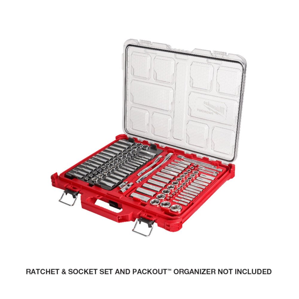 Milwaukee 48-22-9487T 47 PC 1/2" Drive SAE/Metric Ratchet/Sockets PACKOUT Trays - Image 5