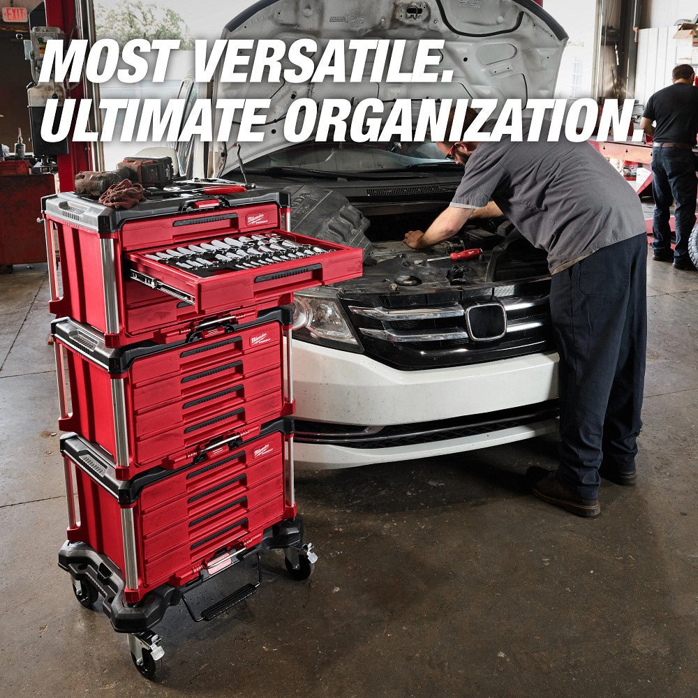 Milwaukee 48-22-9493 Hand Tool Set w/ PACKOUT 4 Drawer Tool Storage Box - 64PC - Image 3