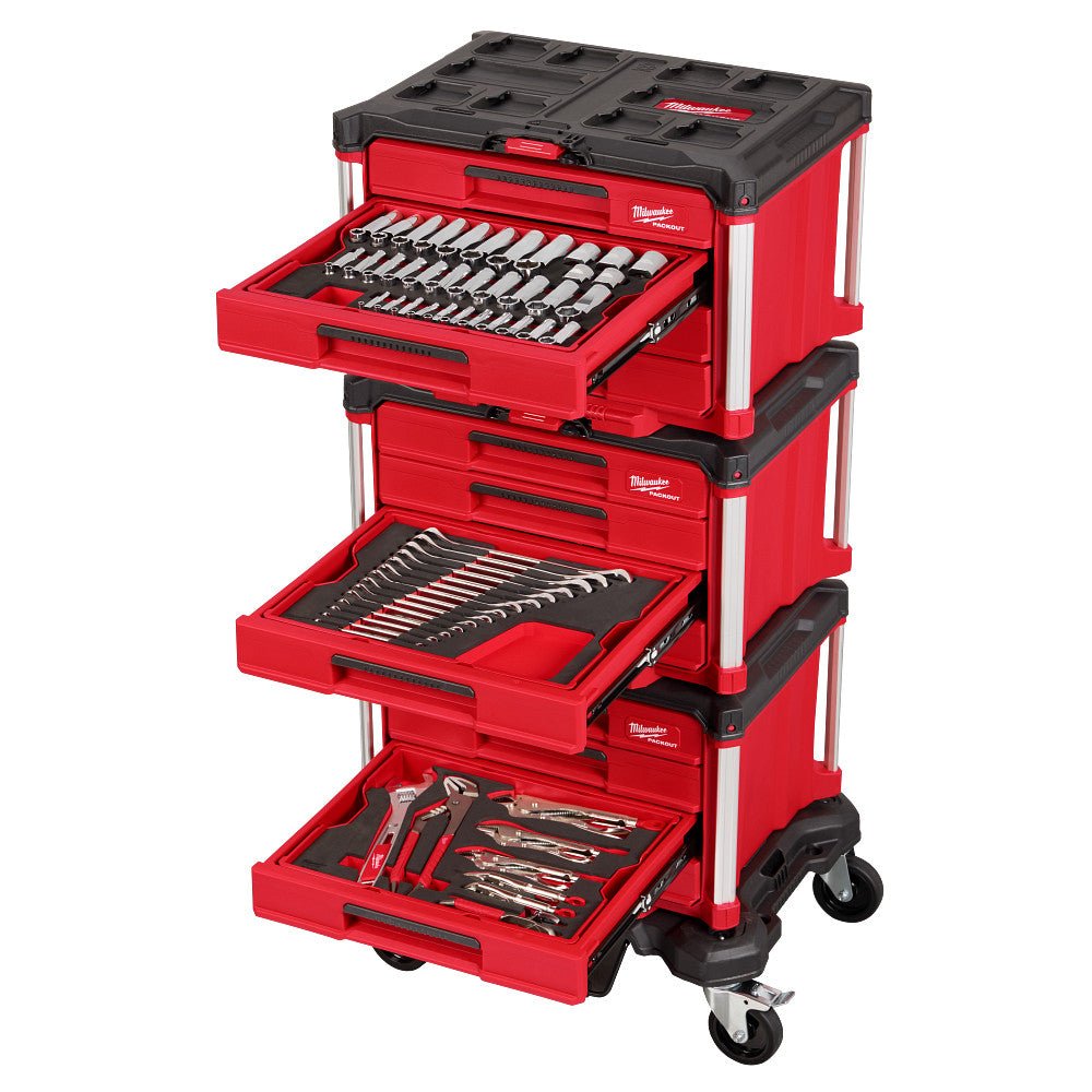 Milwaukee 48-22-9495 Mechanics Hand Tool Master Set w/ PACKOUT Dolly - 366PC