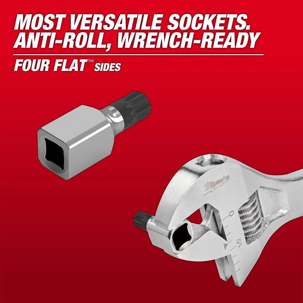Milwaukee 48-22-9536 3/8" Drive Triple Square Bit Socket Set - 12 PC - Image 4