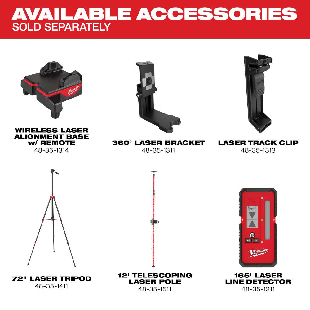 Milwaukee 48-35-1411 72" Adjustable Lightweight Durable Aluminum Laser Tripod - Image 8