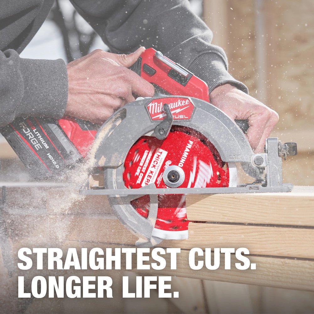 Milwaukee 48-40-0740 7-1/4" 24T Thick Kerf Framing Circular Saw Blade - Image 2