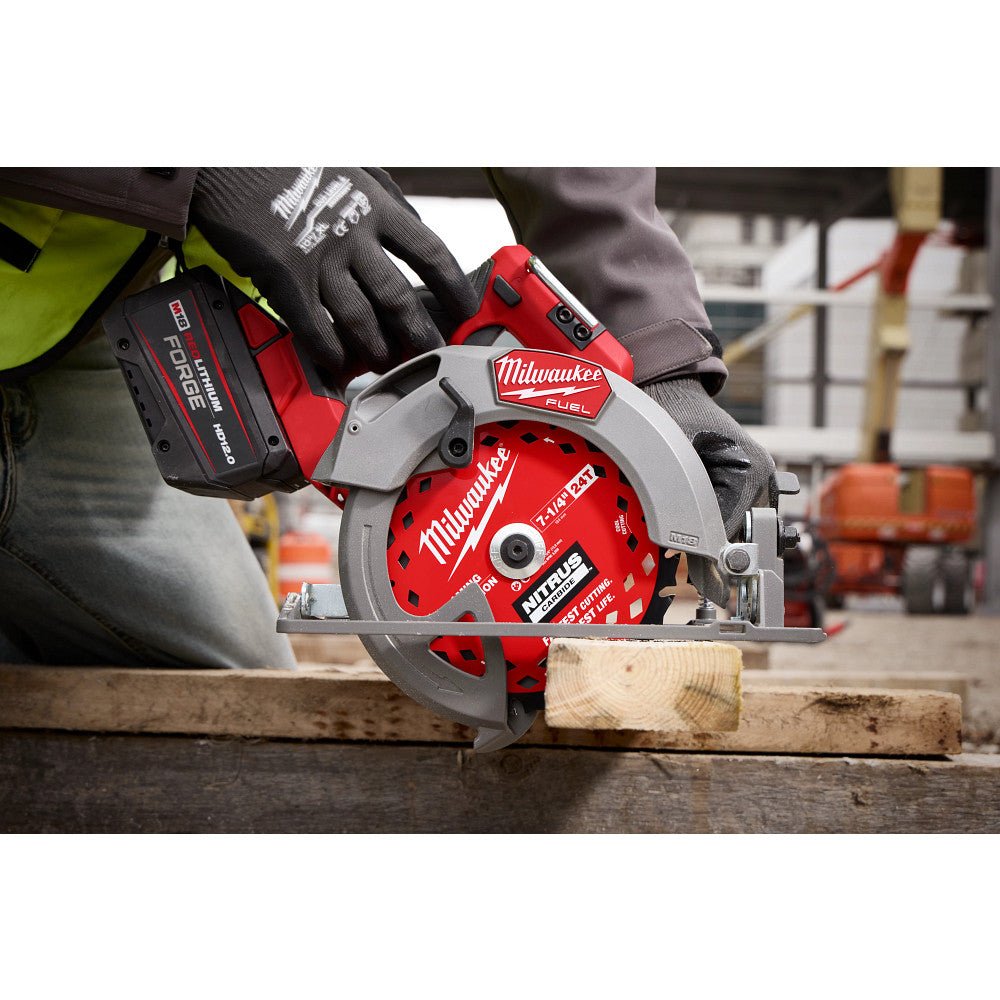 Milwaukee 48-40-0750 7-1/4” 24T NITRUS Carbide Framing Circular Saw Blade - Image 10
