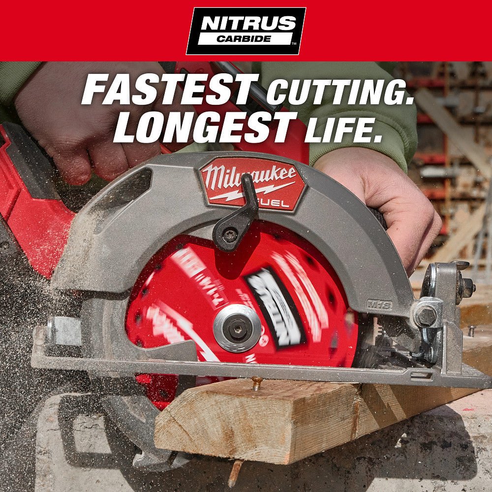 Milwaukee 48-40-0750 7-1/4” 24T NITRUS Carbide Framing Circular Saw Blade - Image 2