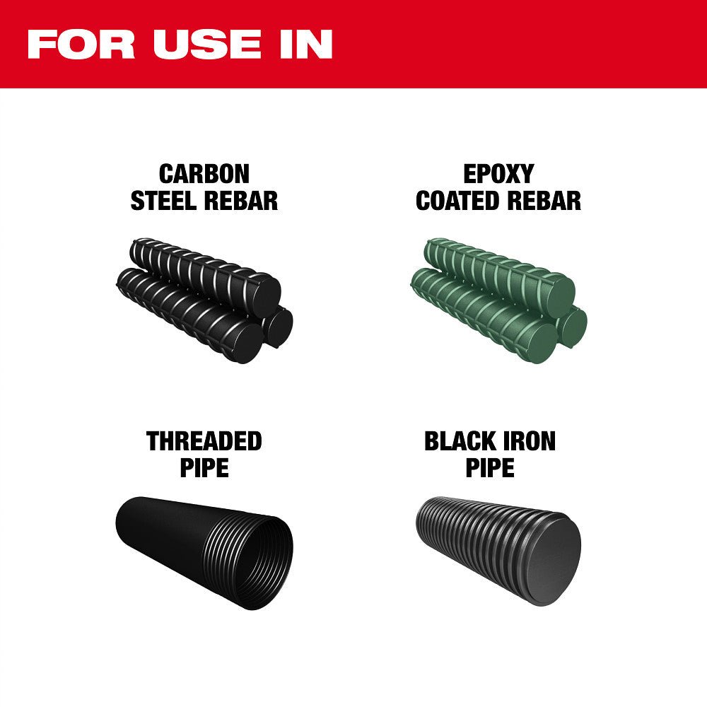 Milwaukee 48-40-4065 #10 1-1/4" Rebar Cutting Blade - 5 PK - Image 4
